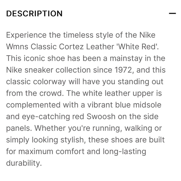 Nike Cortez Classic Shoes - worn once - Picture 6 of 11